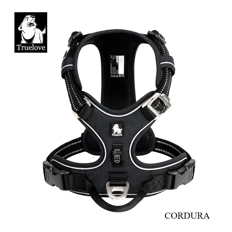 TrueLove Reflective Adjustable No Pull Dog Harness Training Vest