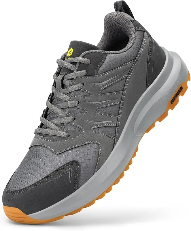 Fitville Men Wide Toe Box Lightweight Hiking Walking Athletic Shoes