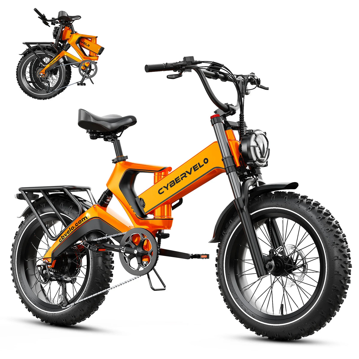 CBVELO EK6 Max Folding Fat Tire Electric Bike For Adults