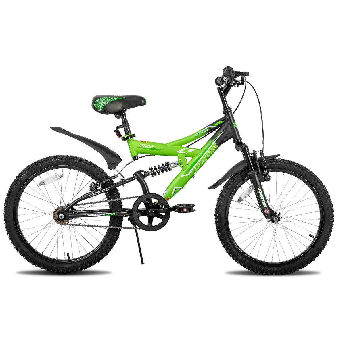 JOYSTAR Kids Mountain Bike With Dual Suspension And V Brakes