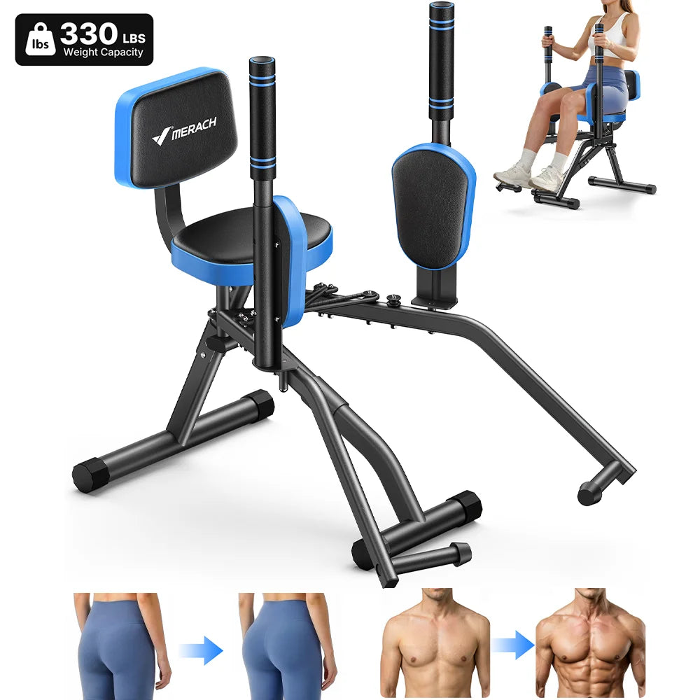 Merach Hip Abductor Machine With Adjustable Resistance Bands