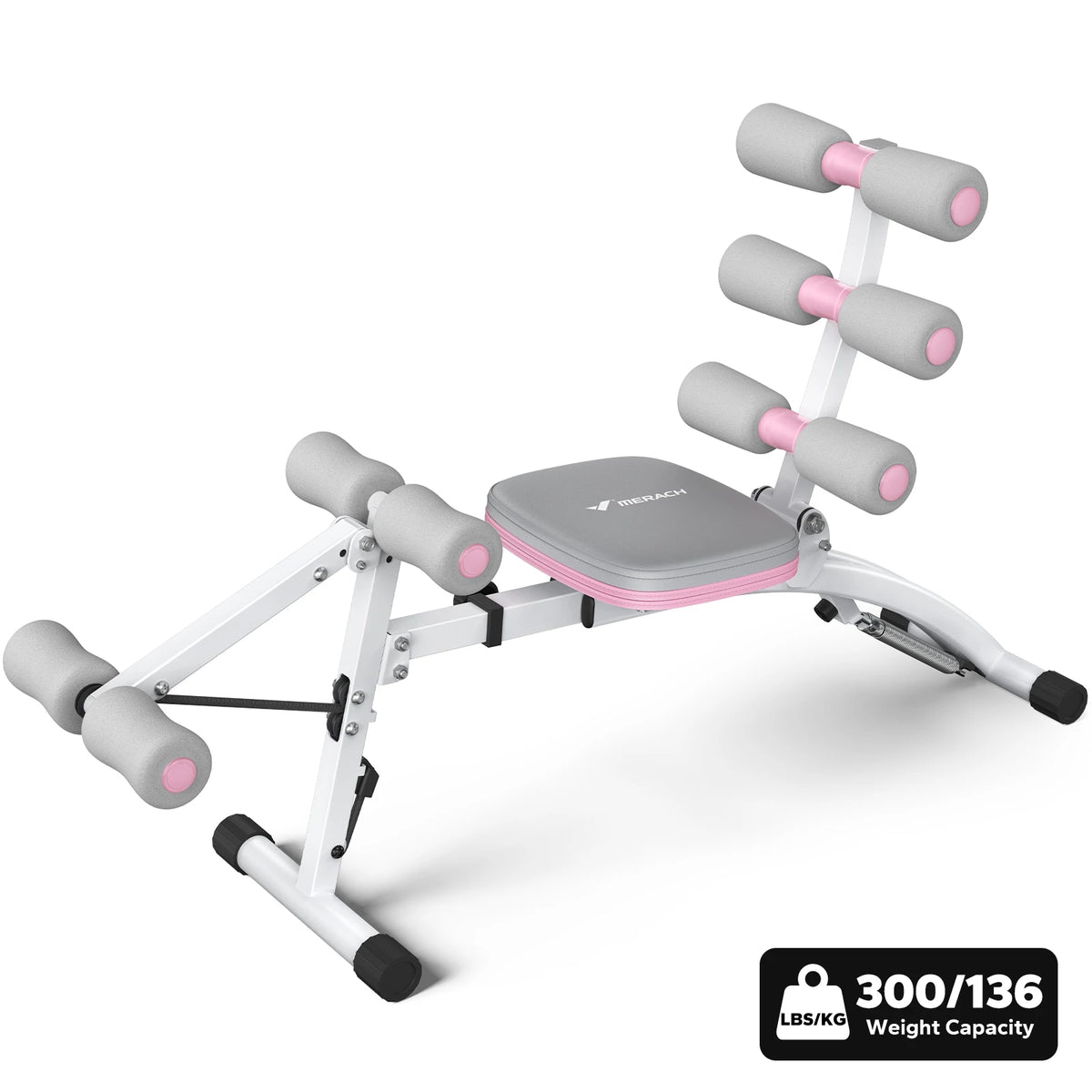 Merach Adjustable Multi Functional Ab Machine Workout Bench