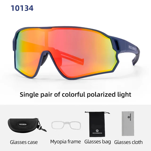 Rockbros Polarized Cycling Sunglasses UV400 Polycarbonate