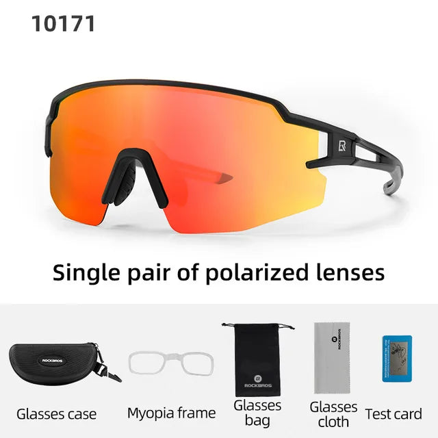 Rockbros Polarized Cycling Sunglasses UV400 Polycarbonate