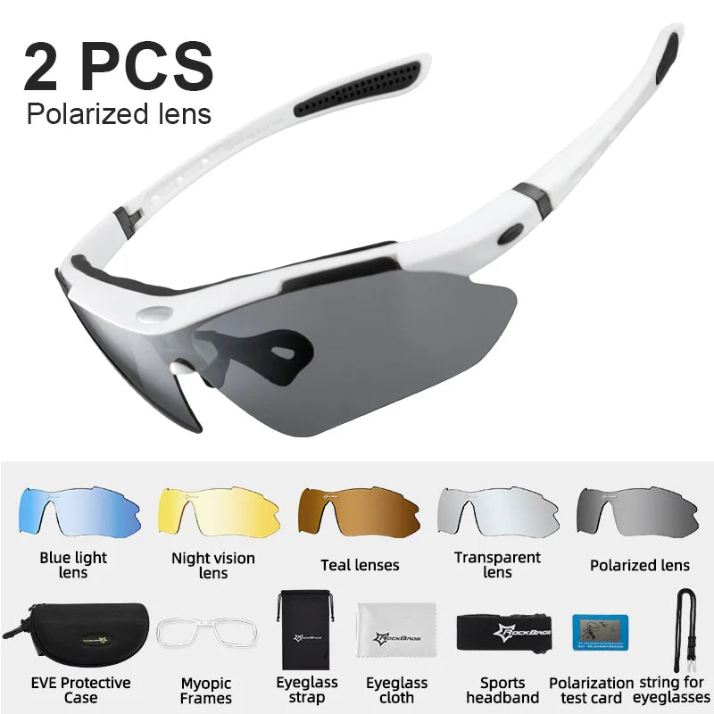 Rockbros Polarized Cycling Sunglasses UV400 Polycarbonate