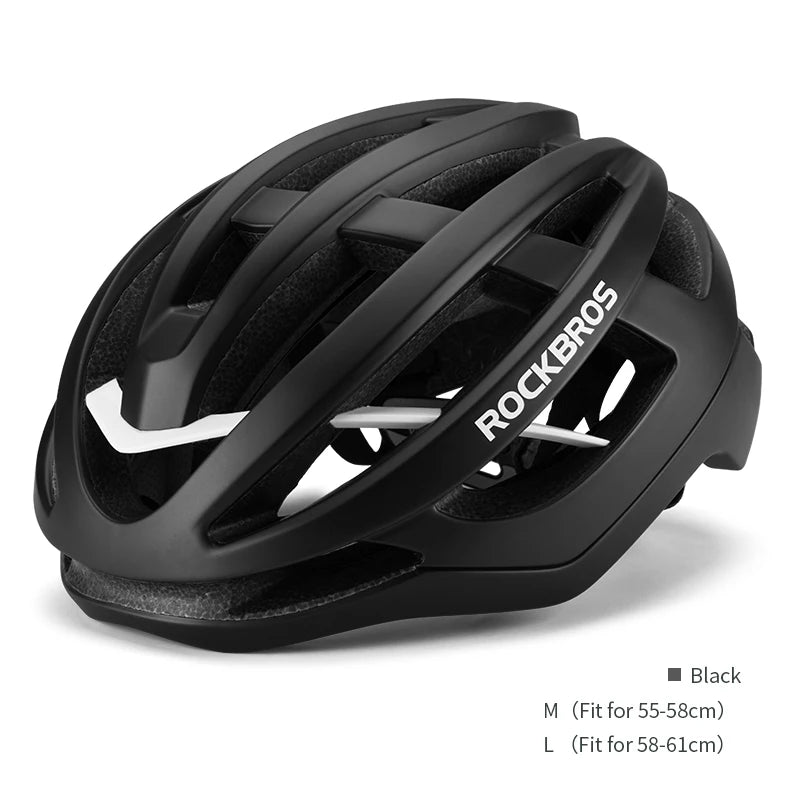 ROCKBROS Adult Road Bike Helmet Lightweight Breathable Shockproof Adjustable