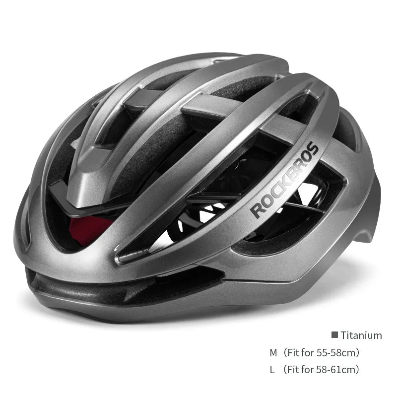 ROCKBROS Adult Road Bike Helmet Lightweight Breathable Shockproof Adjustable