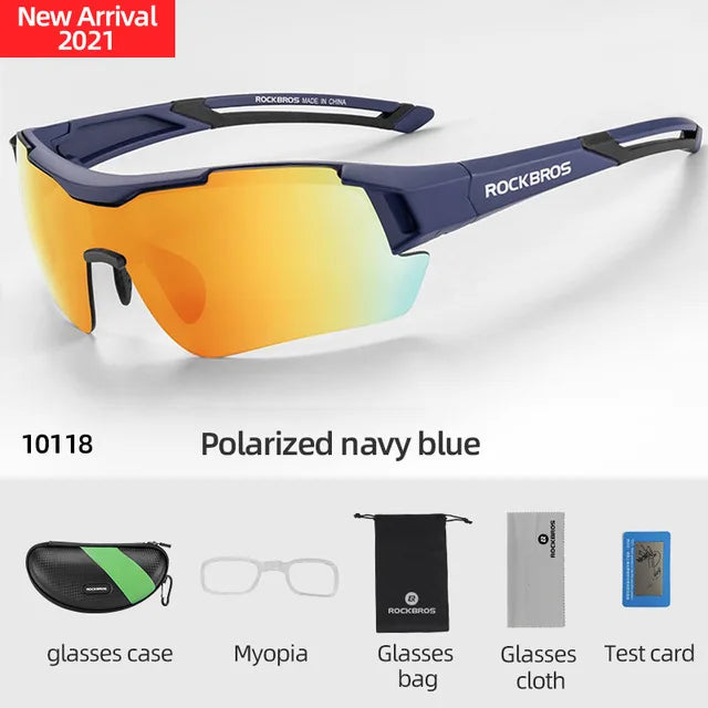 Rockbros Polarized Cycling Sunglasses UV400 Polycarbonate
