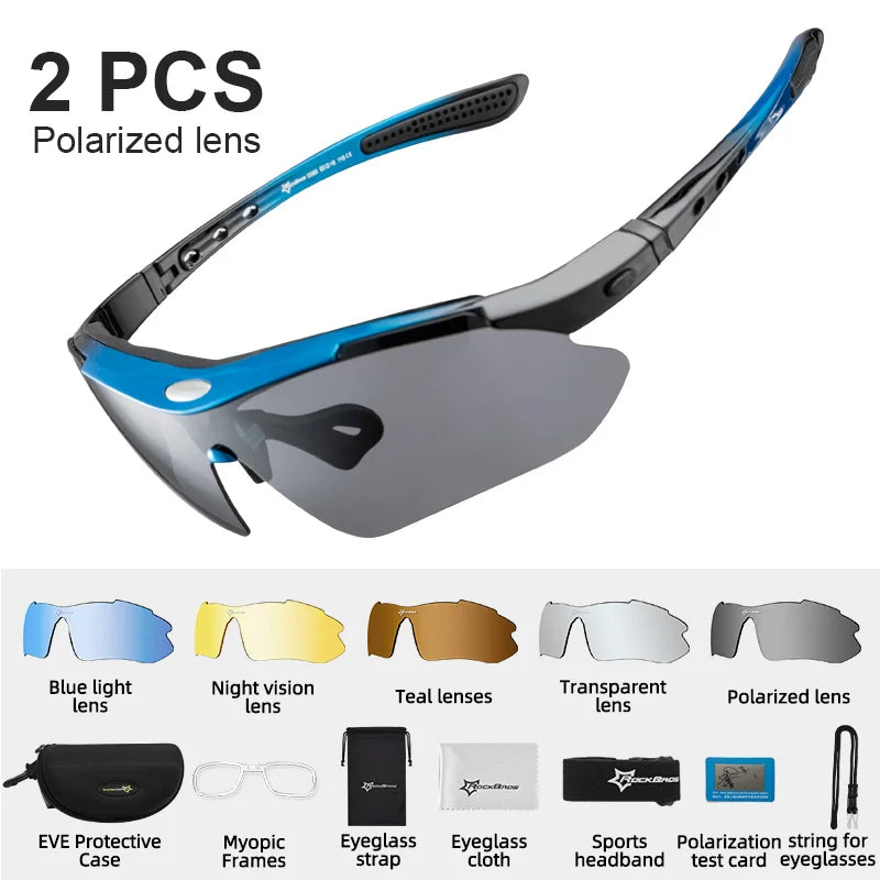 Rockbros Polarized Cycling Sunglasses UV400 Polycarbonate