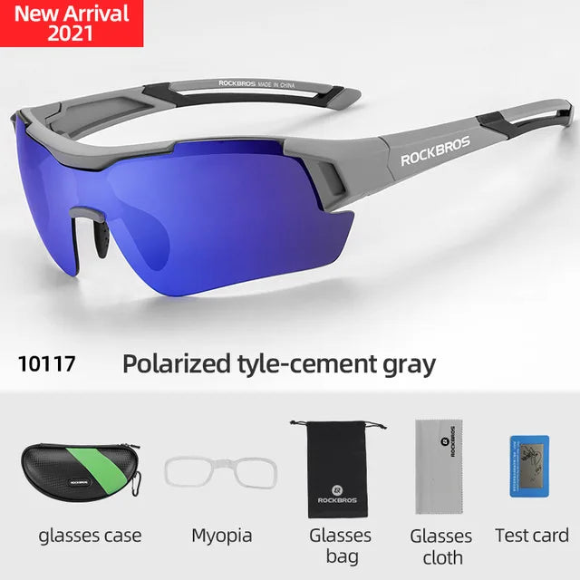 Rockbros Polarized Cycling Sunglasses UV400 Polycarbonate