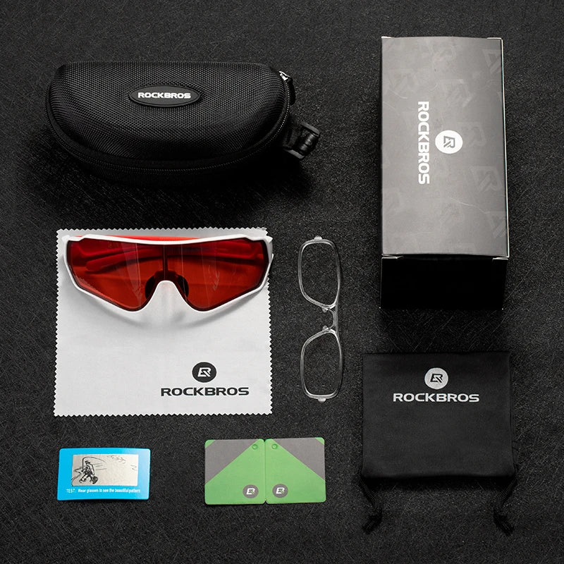 Rockbros Photochromic Polarized Outdoor Cycling Sunglasses