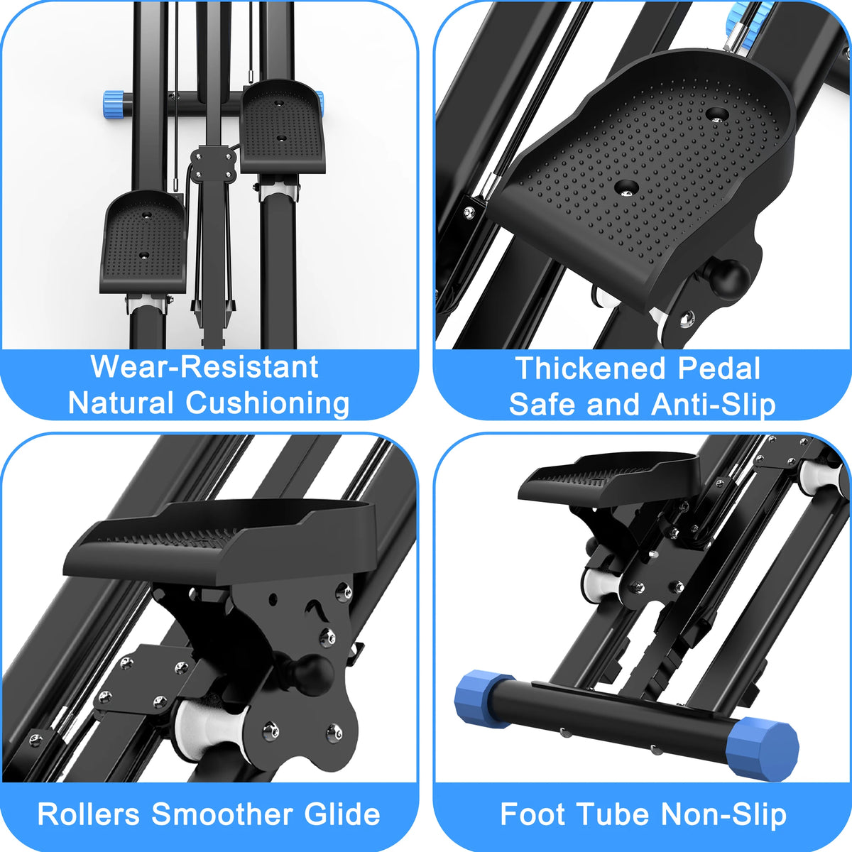 Vertical Climber Machine With Adjustable Resistance For Home Workouts