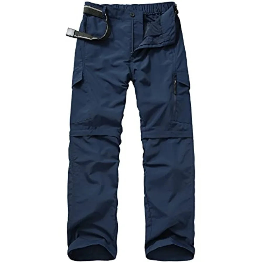 Men Quick Dry Lightweight Convertible Hiking Fishing Trousers