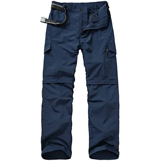 Men Quick Dry Lightweight Convertible Hiking Fishing Trousers