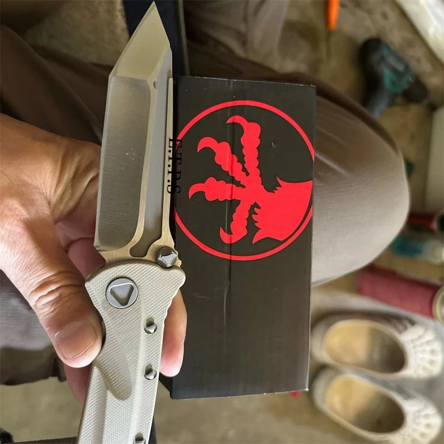 Socom Delta Folding Pocket Knife Featuring D2 Steel Tanto Blade