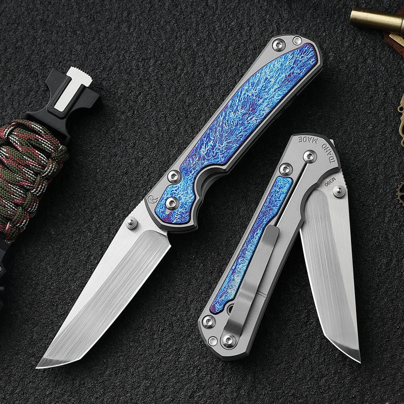 Alvely M390 Steel Folding Pocket Knife EDC Outdoor Gear