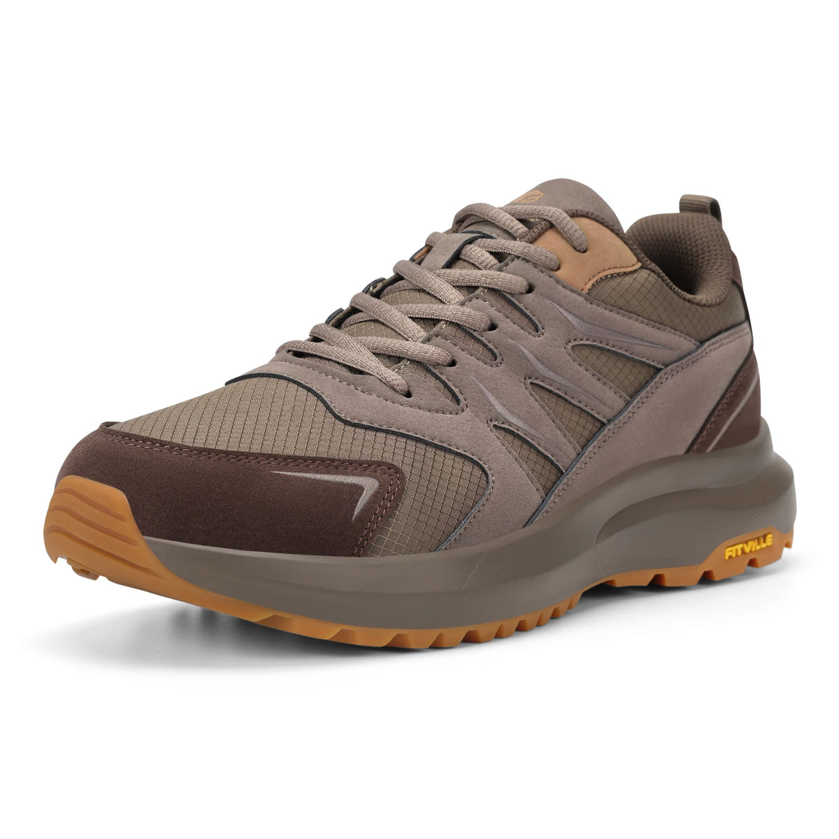 Fitville Men Wide Toe Box Lightweight Hiking Walking Athletic Shoes