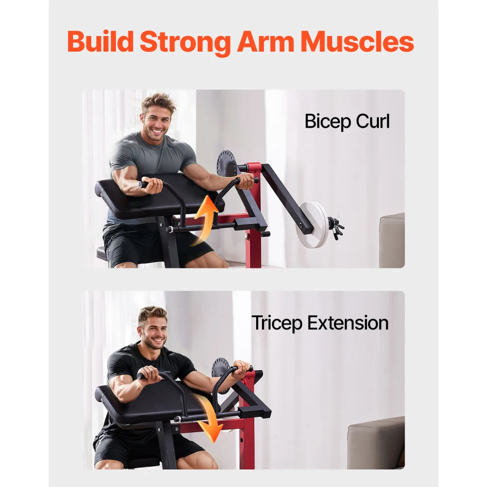 Two In One Preacher Curl Bench For Bicep And Triceps