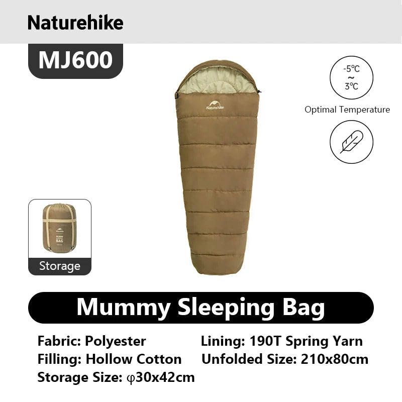 Naturehike Mummy Sleeping Bag For Camping And Indoor Use