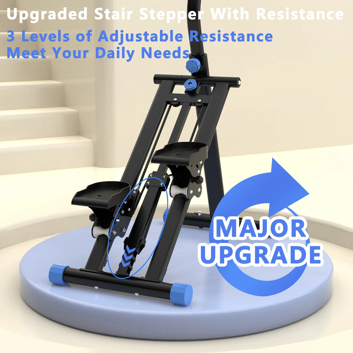 Vertical Climber Machine With Adjustable Resistance For Home Workouts