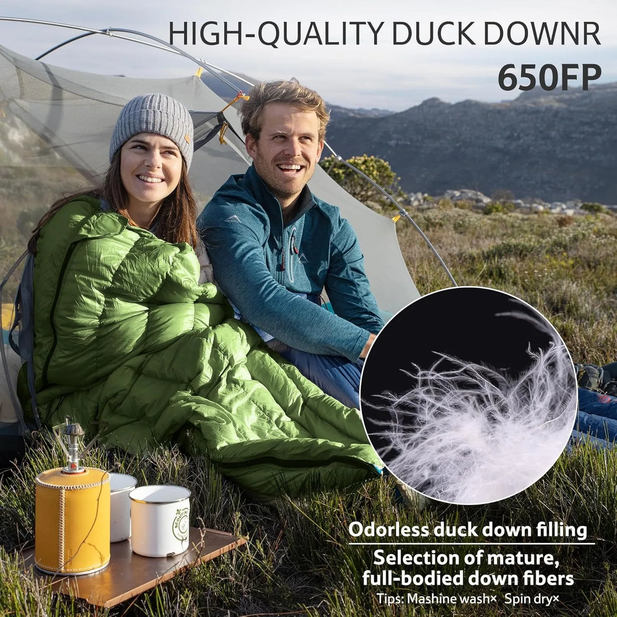 Naturehike Ultralight Backpacking Duck Down Sleeping Bag