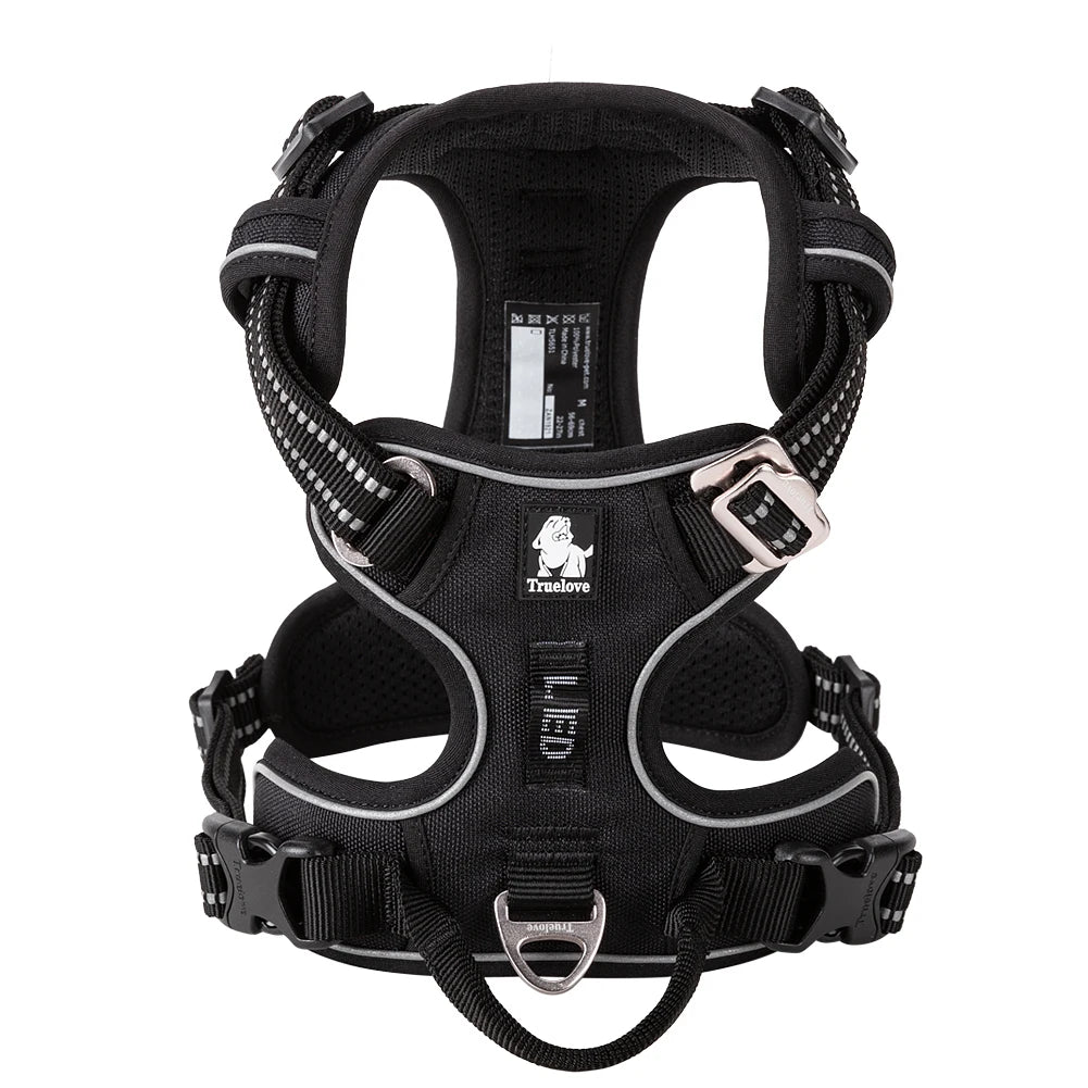 TrueLove Reflective Adjustable No Pull Dog Harness Training Vest