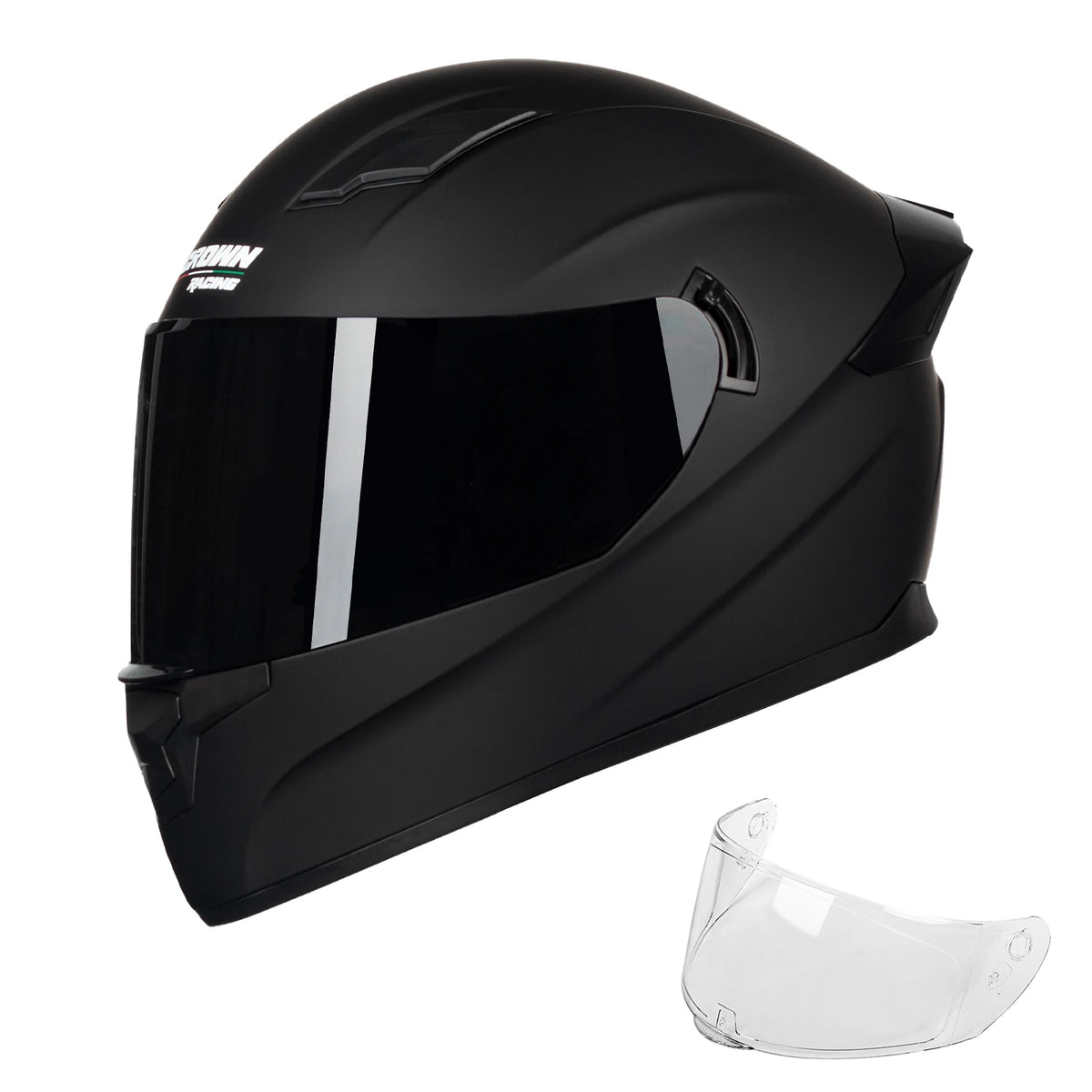 Crown Racing F-700 Full Face Motorcycle Helmet DOT Certified