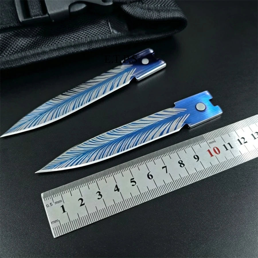 Troodon D2 Steel Folding Hunting Knife With Nylon Sheath
