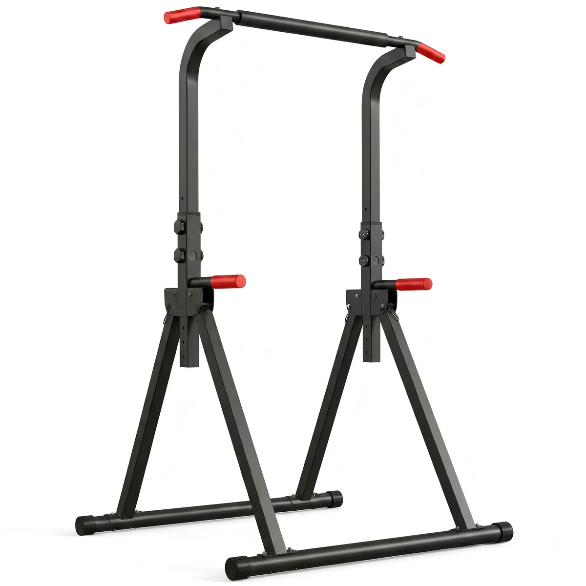 Foldable Power Tower Pull Up Bar And Adjustable Dip Station