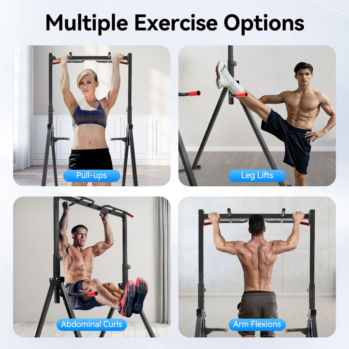 Heavy Duty Adjustable Foldable Pull Up Station For Gym
