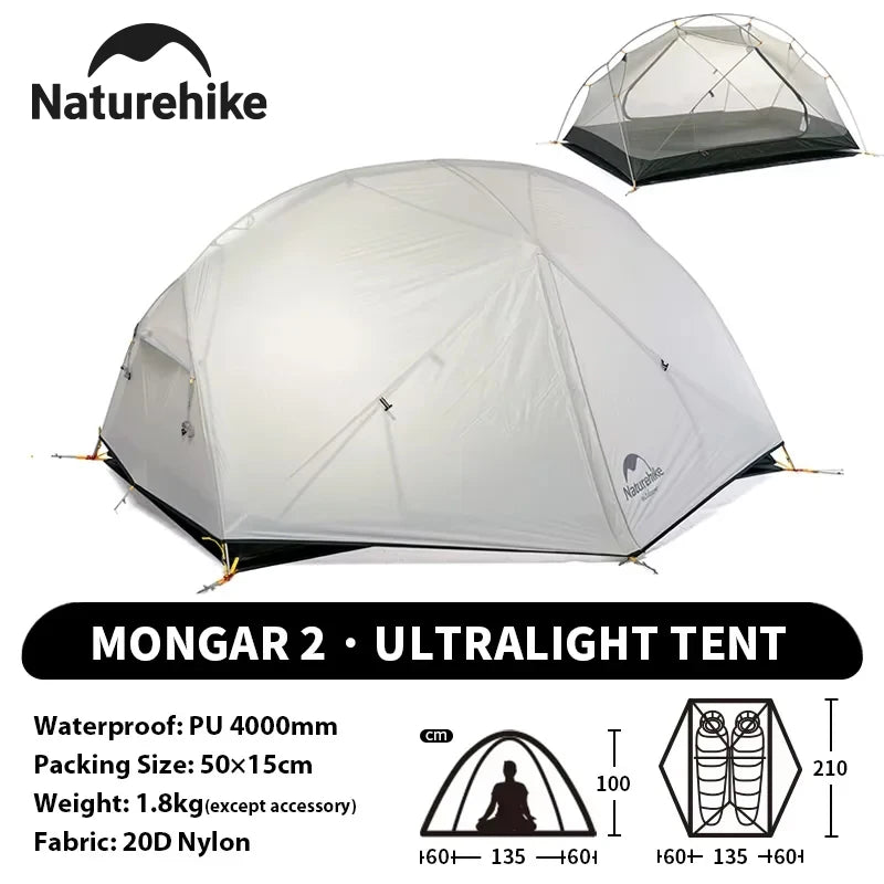 Naturehike Mongar Ultralight Waterproof Versatile Outdoor Camping Tent