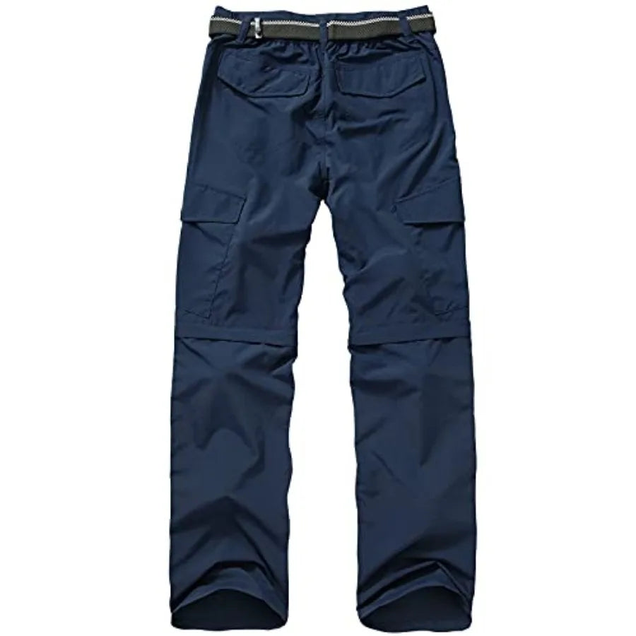 Men Quick Dry Lightweight Convertible Hiking Fishing Trousers