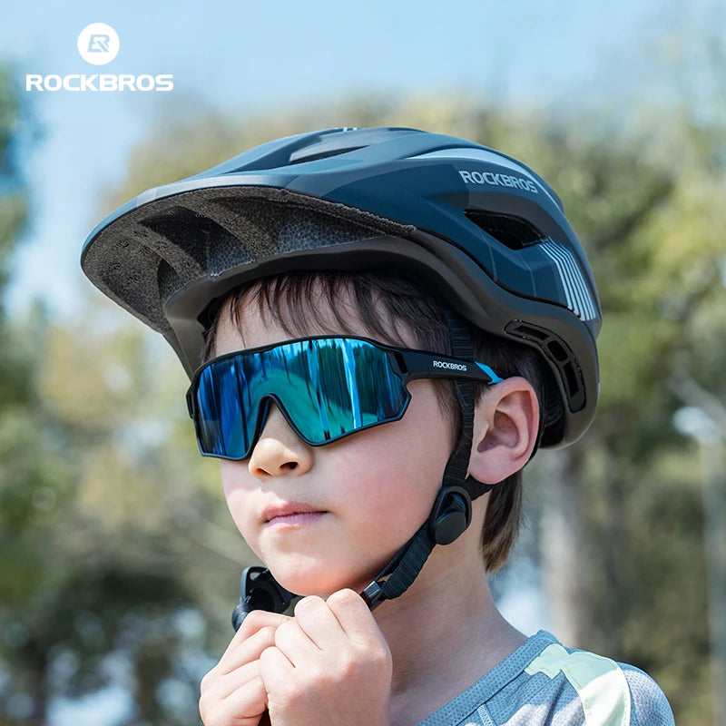 Rockbros Polarized Cycling Sunglasses For Kids Adults UV Protection