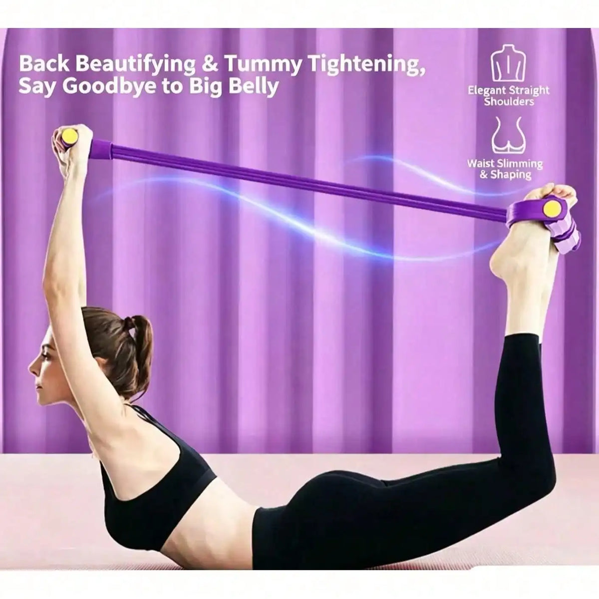 Heavy Duty Latex Pedal Resistance Bands For Home Gym