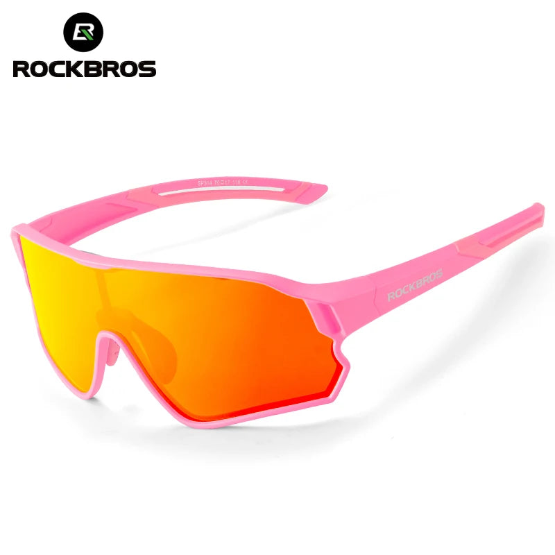 Rockbros Polarized Cycling Sunglasses For Kids Adults UV Protection