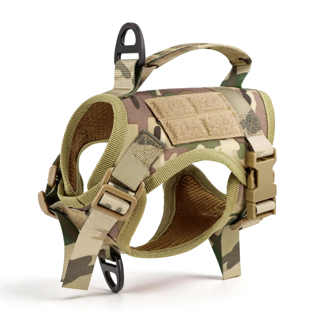 Adjustable Tactical Cat Harness Vest And Leash Set With Handle
