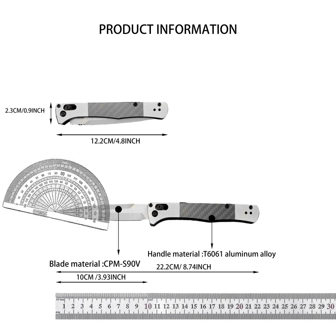 BM 4170 CPM S90V Folding Knife With Carbon Fiber Handle