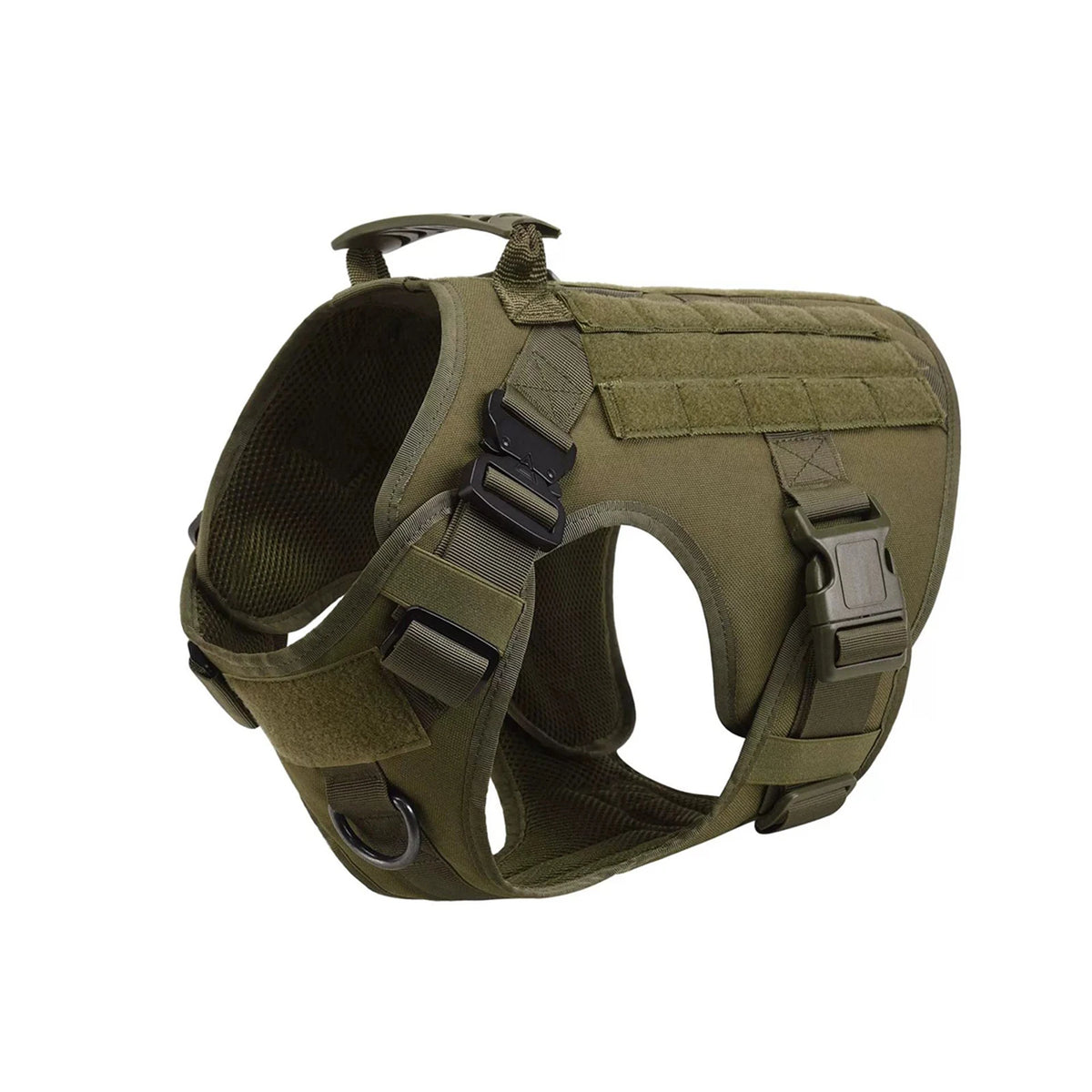 Tactical Nylon Dog Harness With Padded Support During Walks
