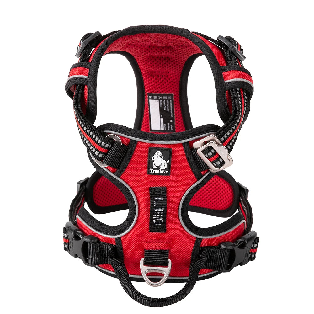 TrueLove Reflective Adjustable No Pull Dog Harness Training Vest