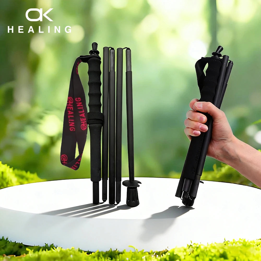 Okhealing Ultralight Carbon Fiber Antishock Trekking Poles