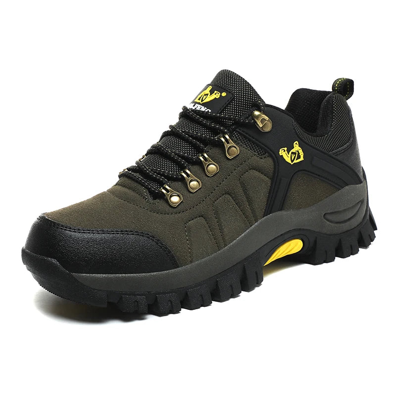 Lace Up Unisex Hiking Boots With Breathable Outdoor Design
