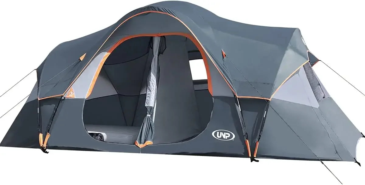 UNP Family Camping Tent With Two Rooms And Privacy Divider