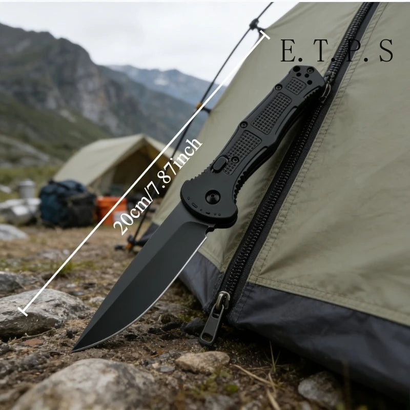 DIY Folding Pocket Knife Drop Point Blade Camping Tool