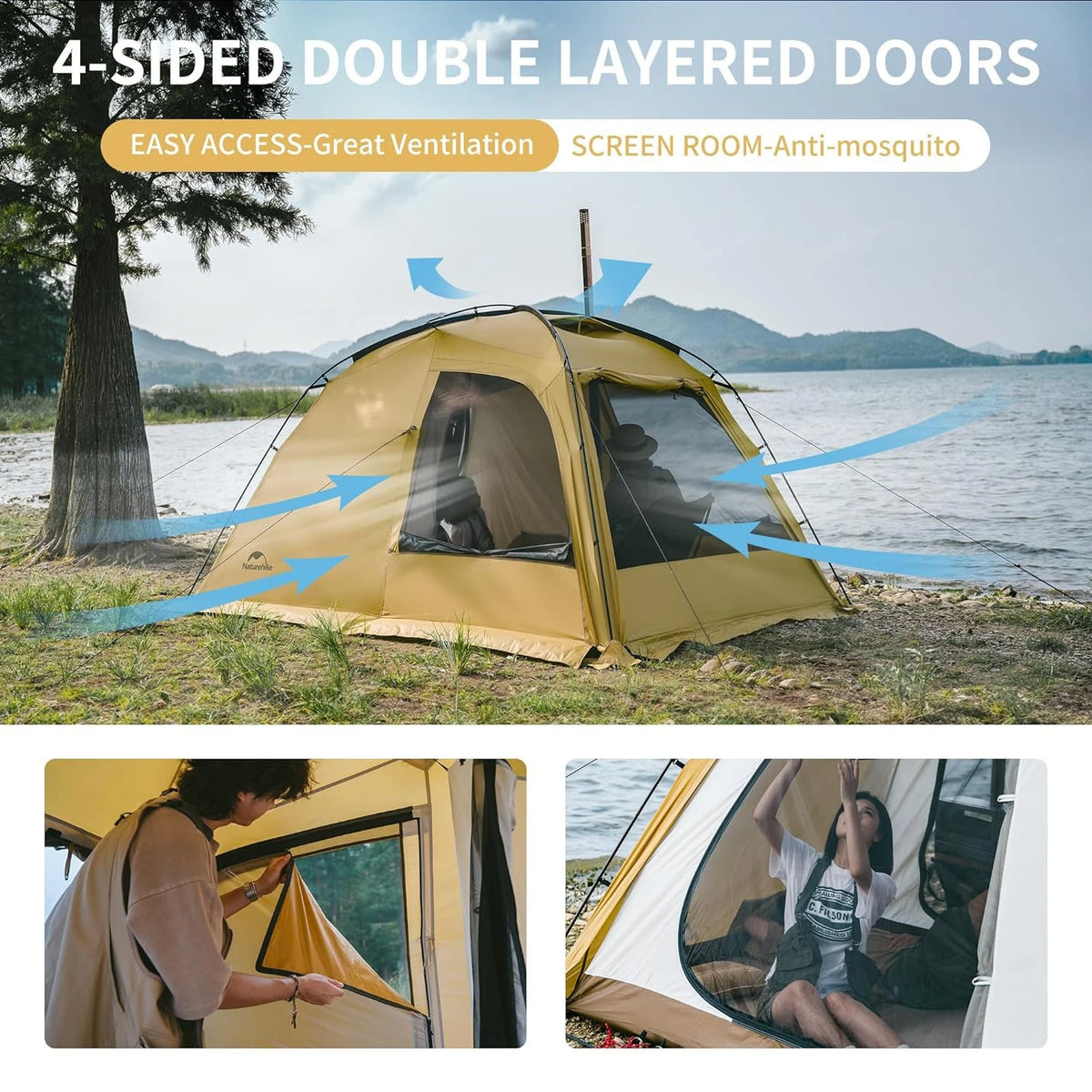 Naturehike Dune 4 Season Waterproof Double Camping Tent