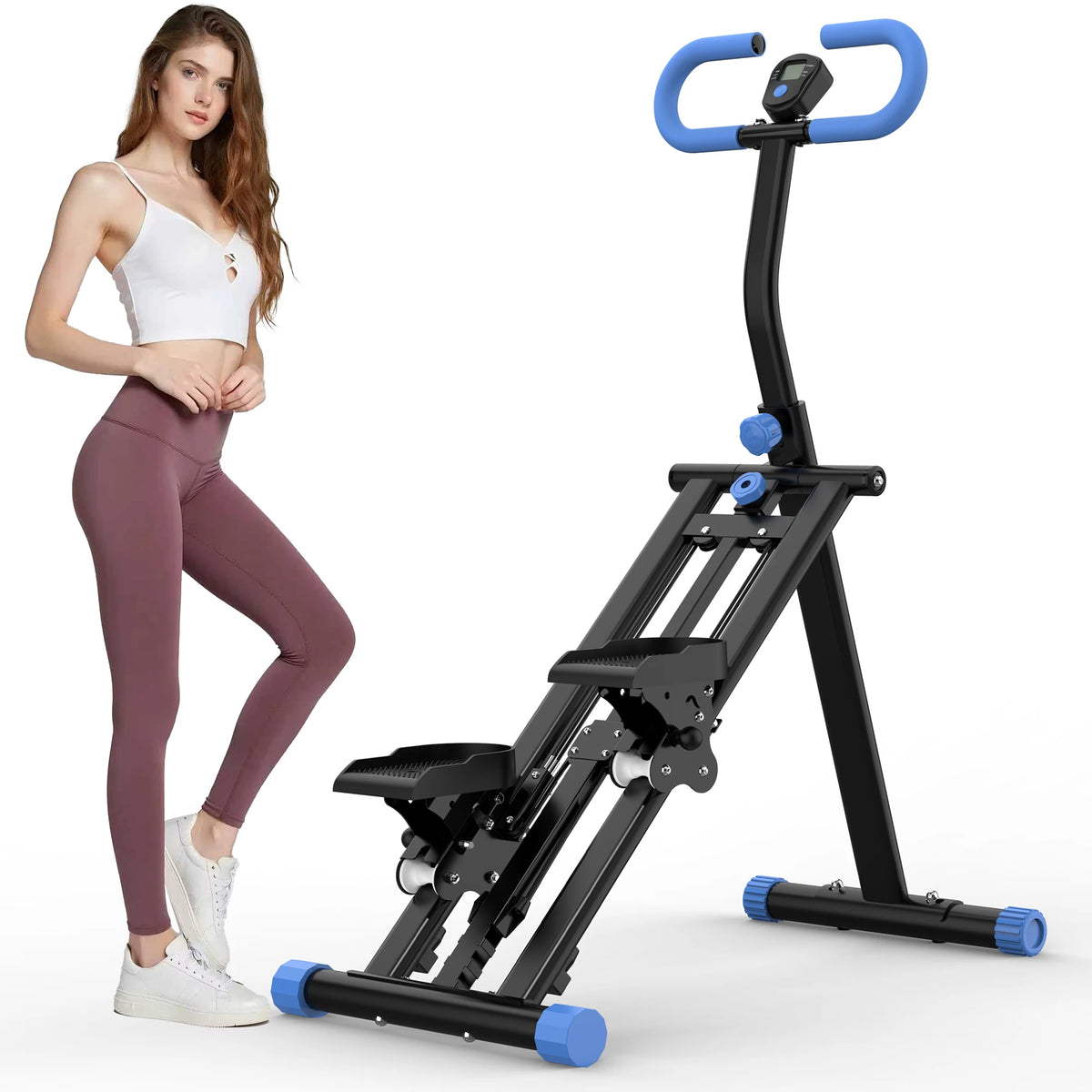 Vertical Climber Machine With Adjustable Resistance For Home Workouts