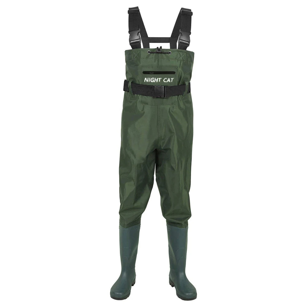 Night Cat Lightweight Waterproof Chest Waders With Boots
