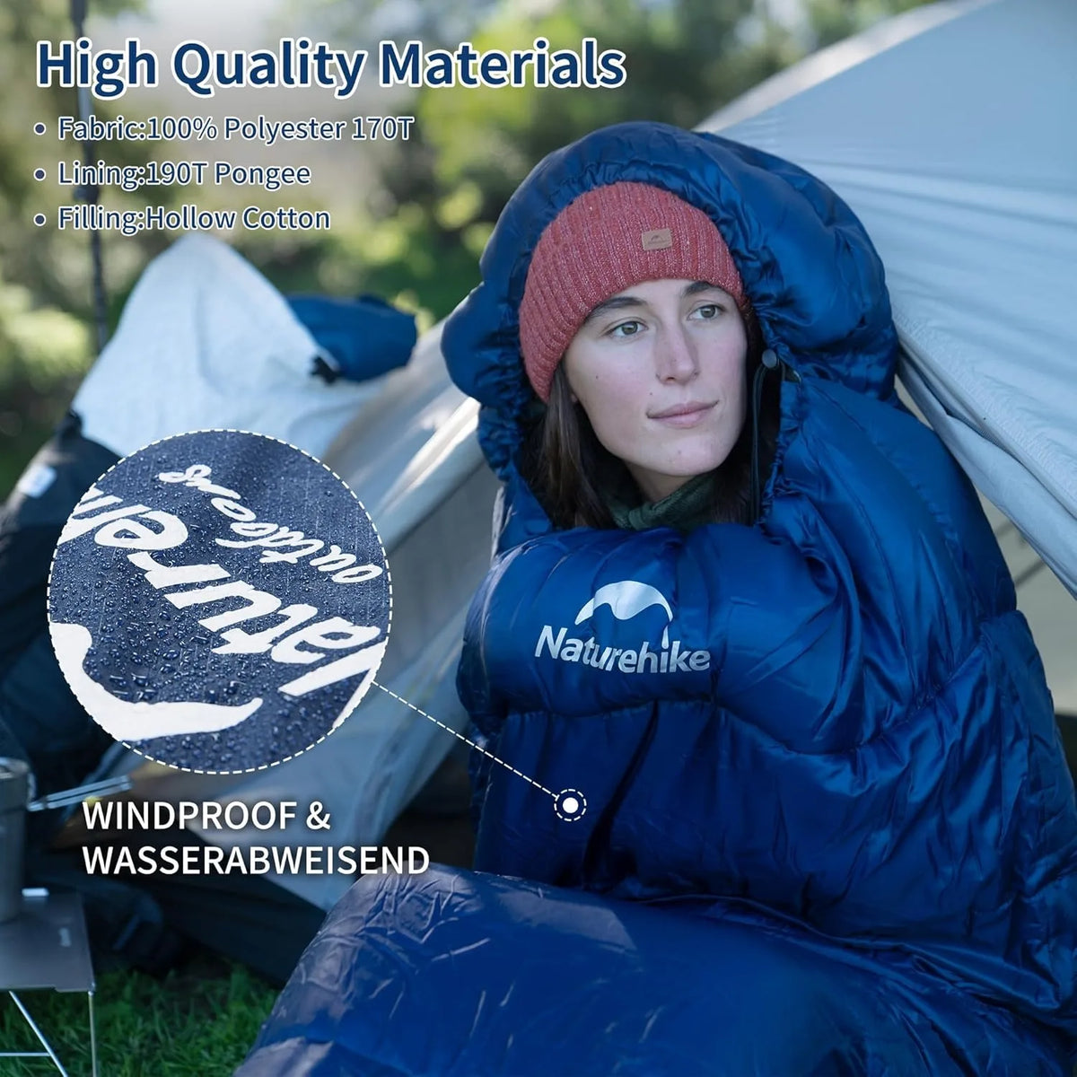 Naturehike Mummy Sleeping Bag For Camping And Indoor Use