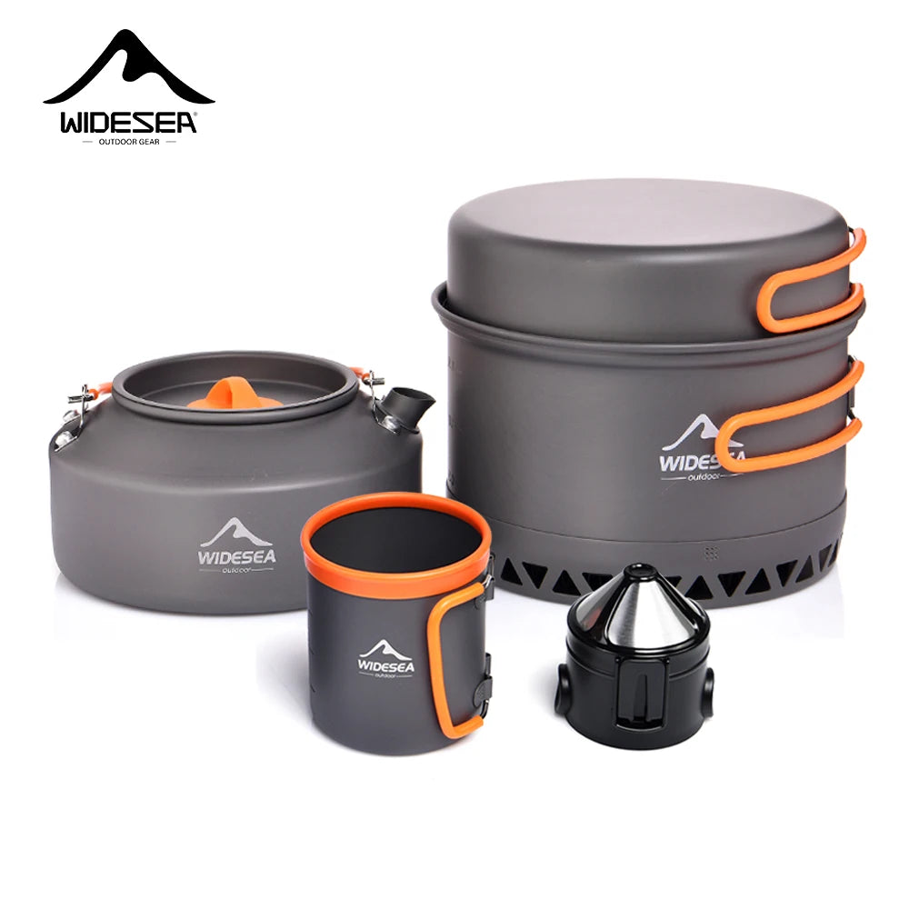 Widesea Lightweight Outdoor Camping Cookware Tableware Set