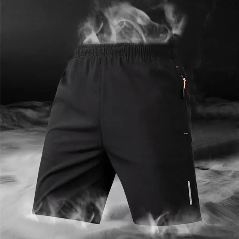 Breathable Quick Dry Ice Silk Performance Gym Shorts