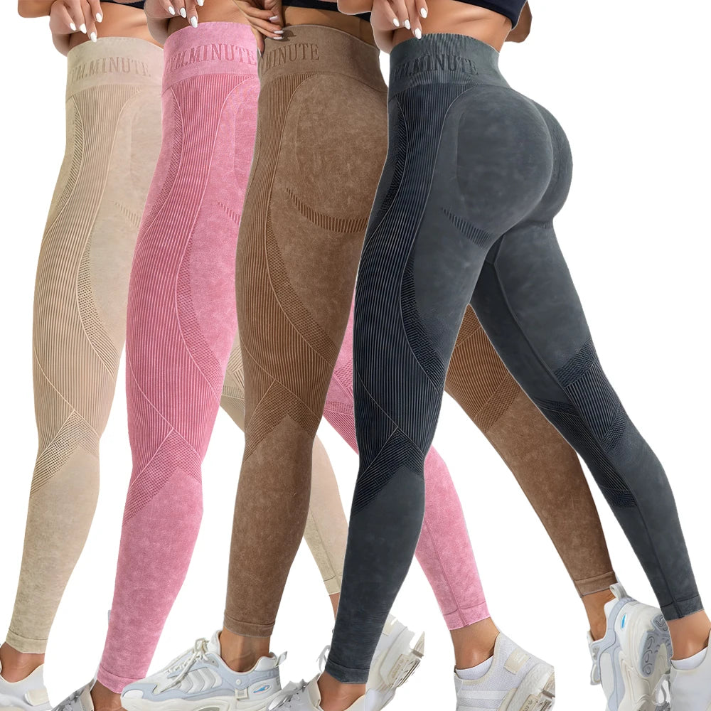 Women's Seamless High Waisted Yoga Leggings For Active Fitness